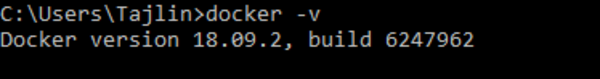 docker version