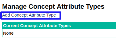 manage concept attribute types