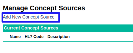 manage concept sources