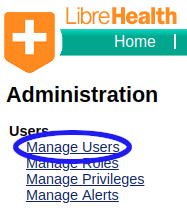 manage users