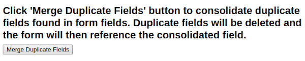 merge duplicate fields