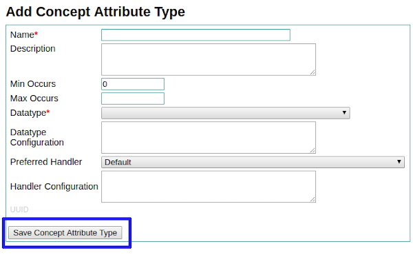 new concept attribute type