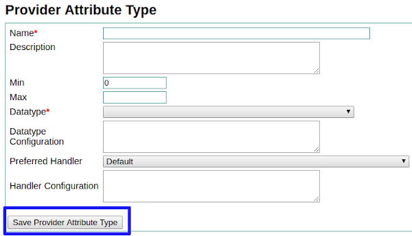 new provider attribute type